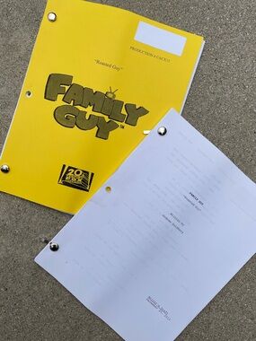 Family Guy SET 2013/14 Production Used Scripts Roasted Guy PETER’S ROAST!!